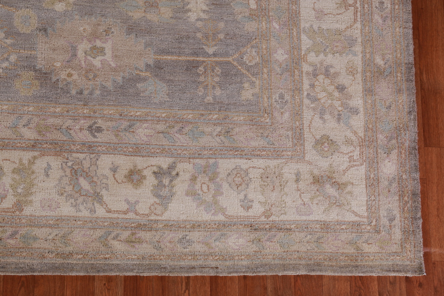 Vegetable Dye Oushak Turkish Area Rug 9x12