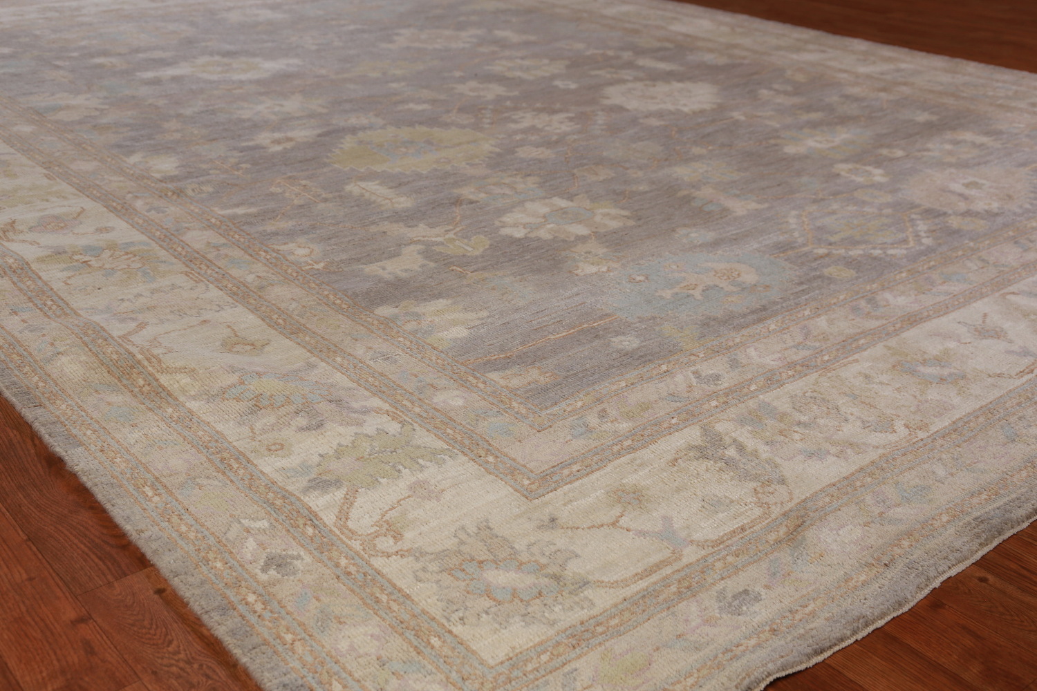 Vegetable Dye Oushak Turkish Area Rug 9x12