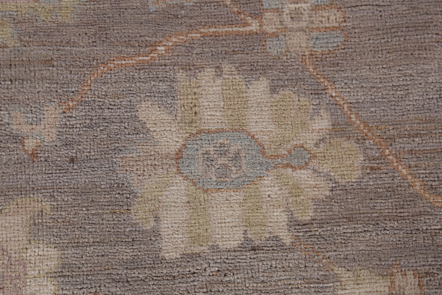 Vegetable Dye Oushak Turkish Area Rug 9x12