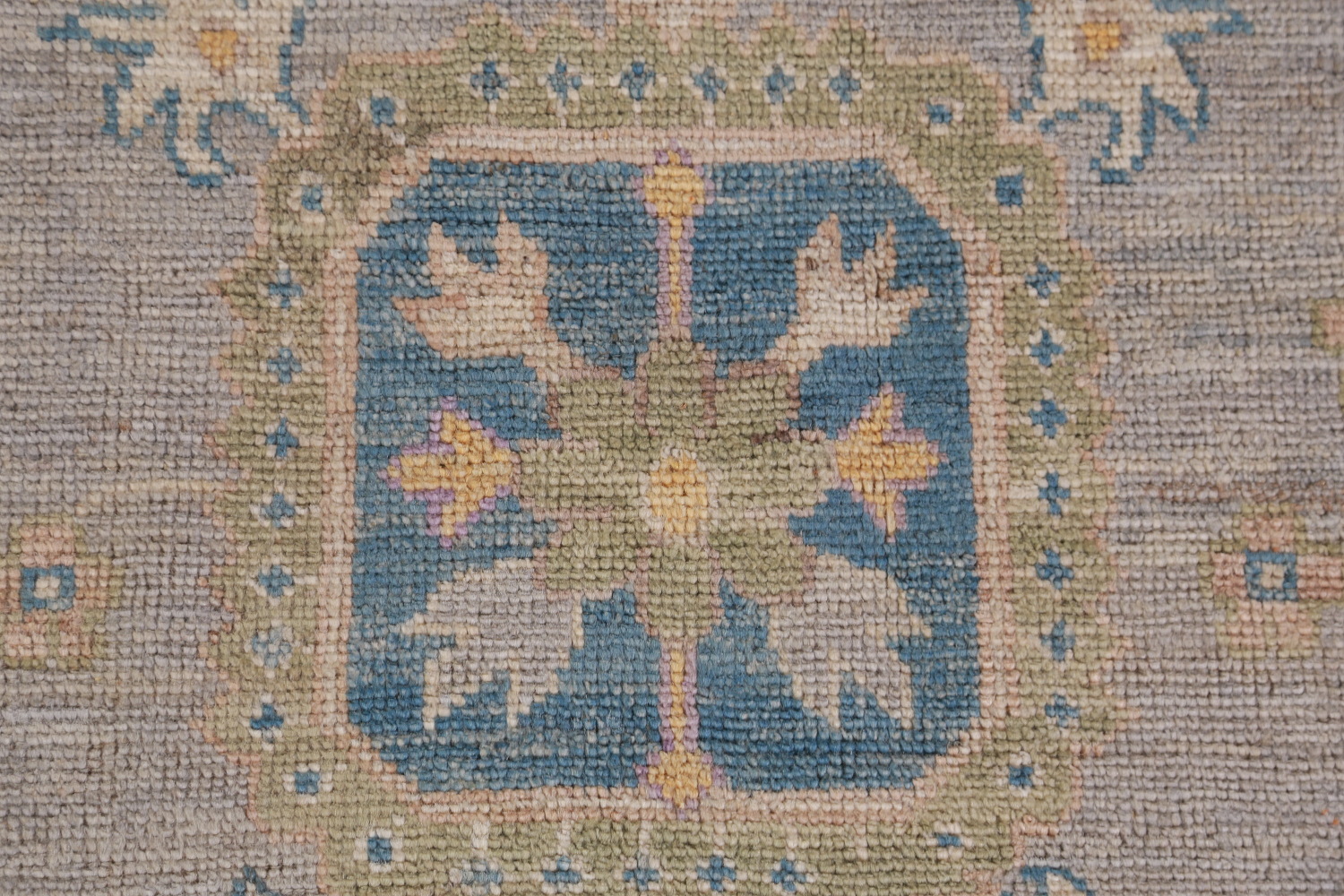 Vegetable Dye Oushak Turkish Area Rug 9x12