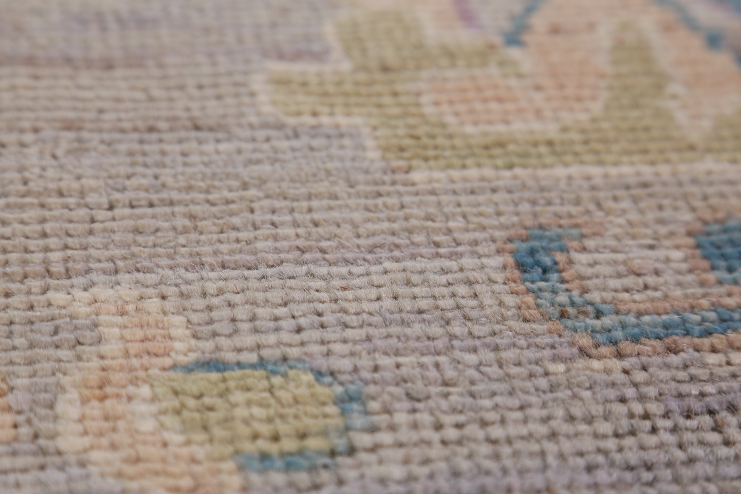 Vegetable Dye Oushak Turkish Area Rug 9x12