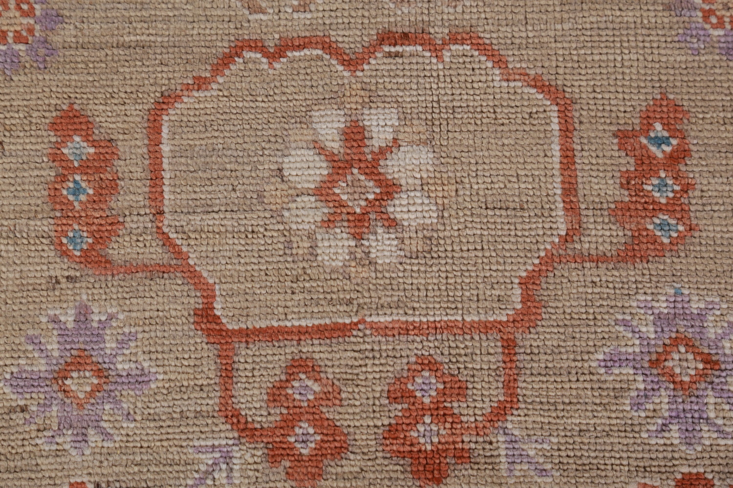 Vegetable Dye Oushak Turkish Large Rug 10x14