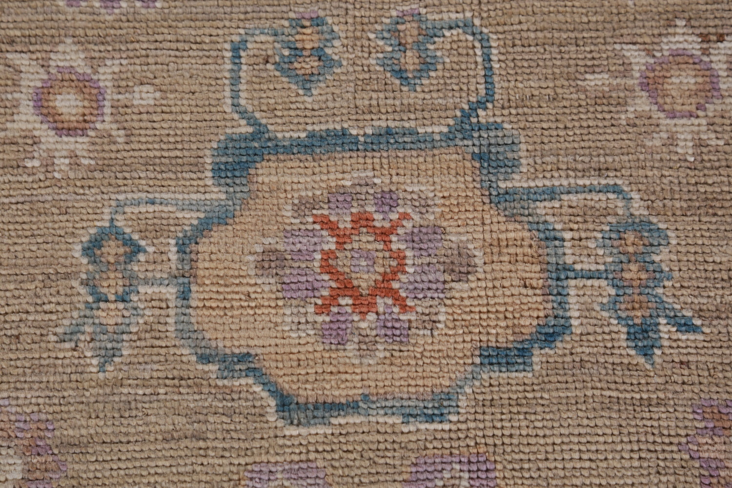Vegetable Dye Oushak Turkish Large Rug 10x14