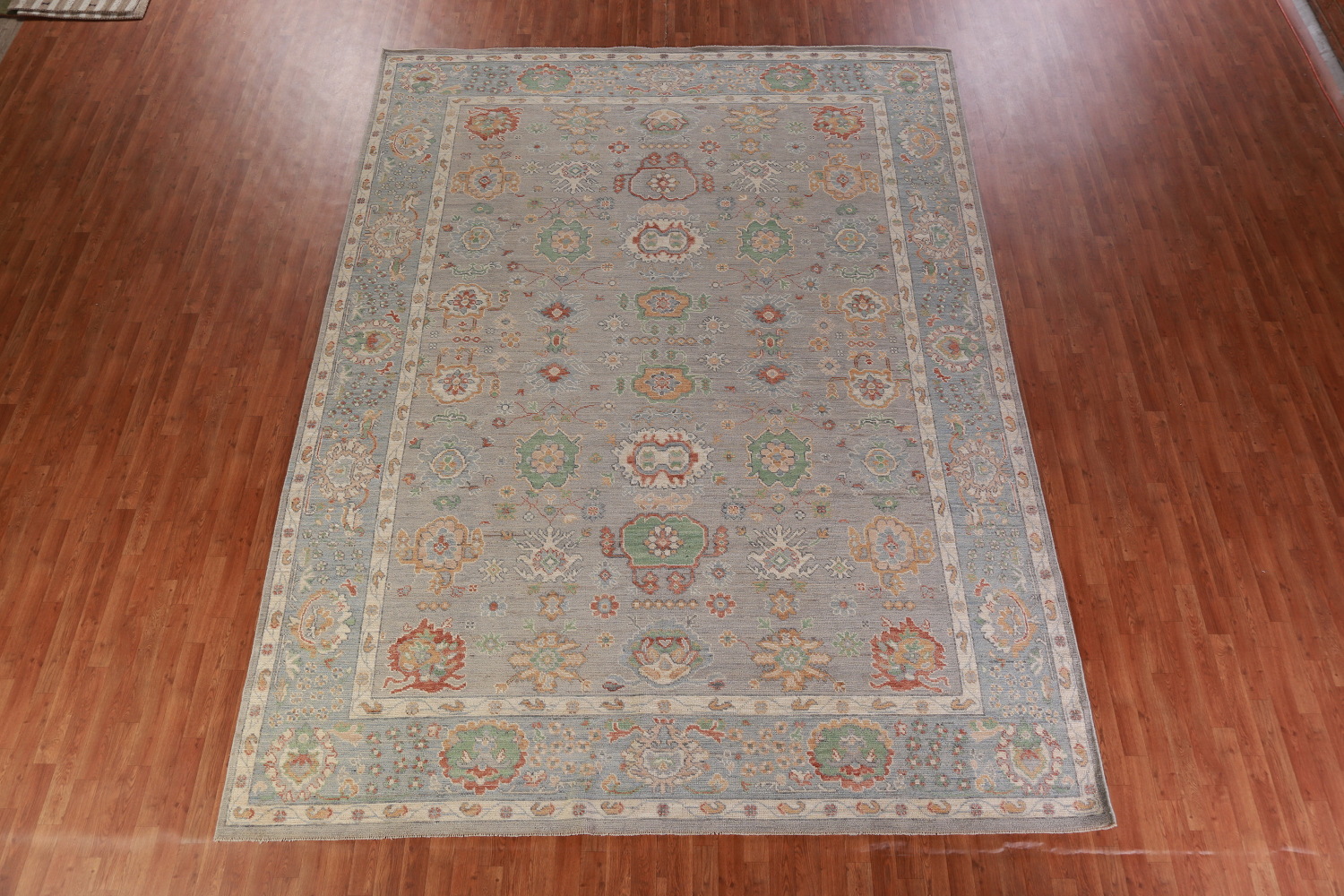 Vegetable Dye Oushak Turkish Area Rug 10x13