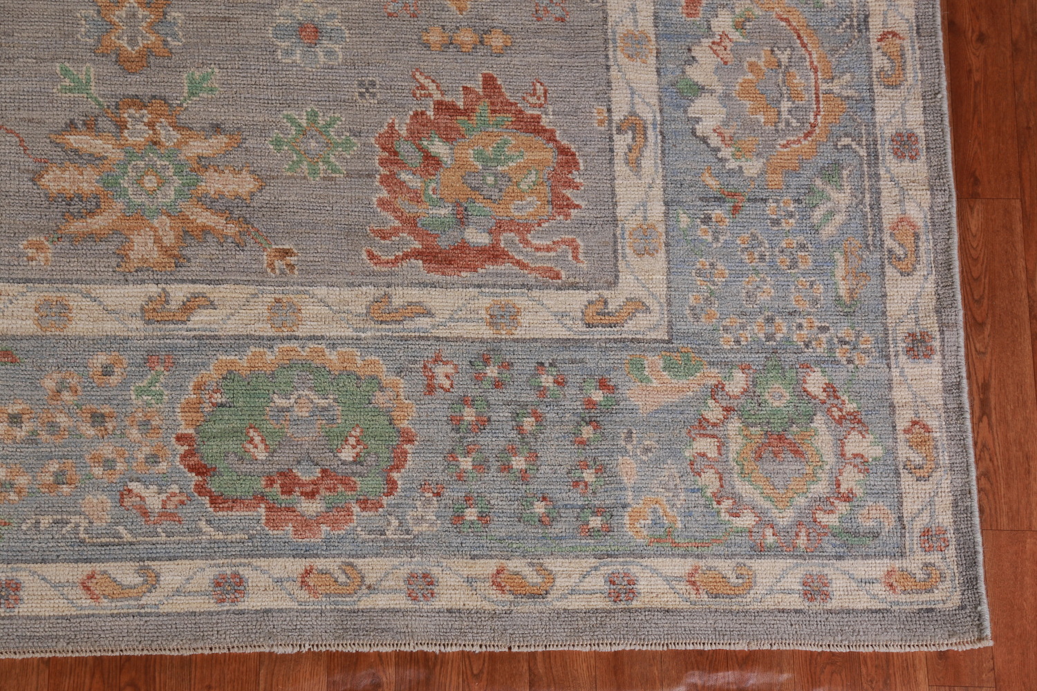 Vegetable Dye Oushak Turkish Area Rug 10x13