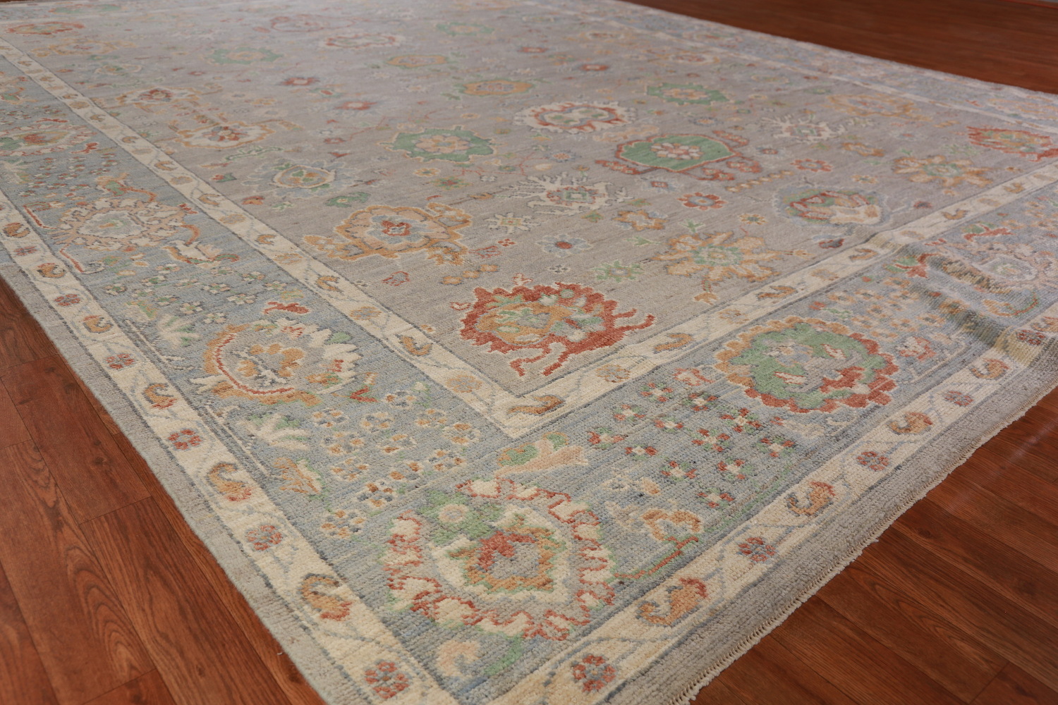 Vegetable Dye Oushak Turkish Area Rug 10x13