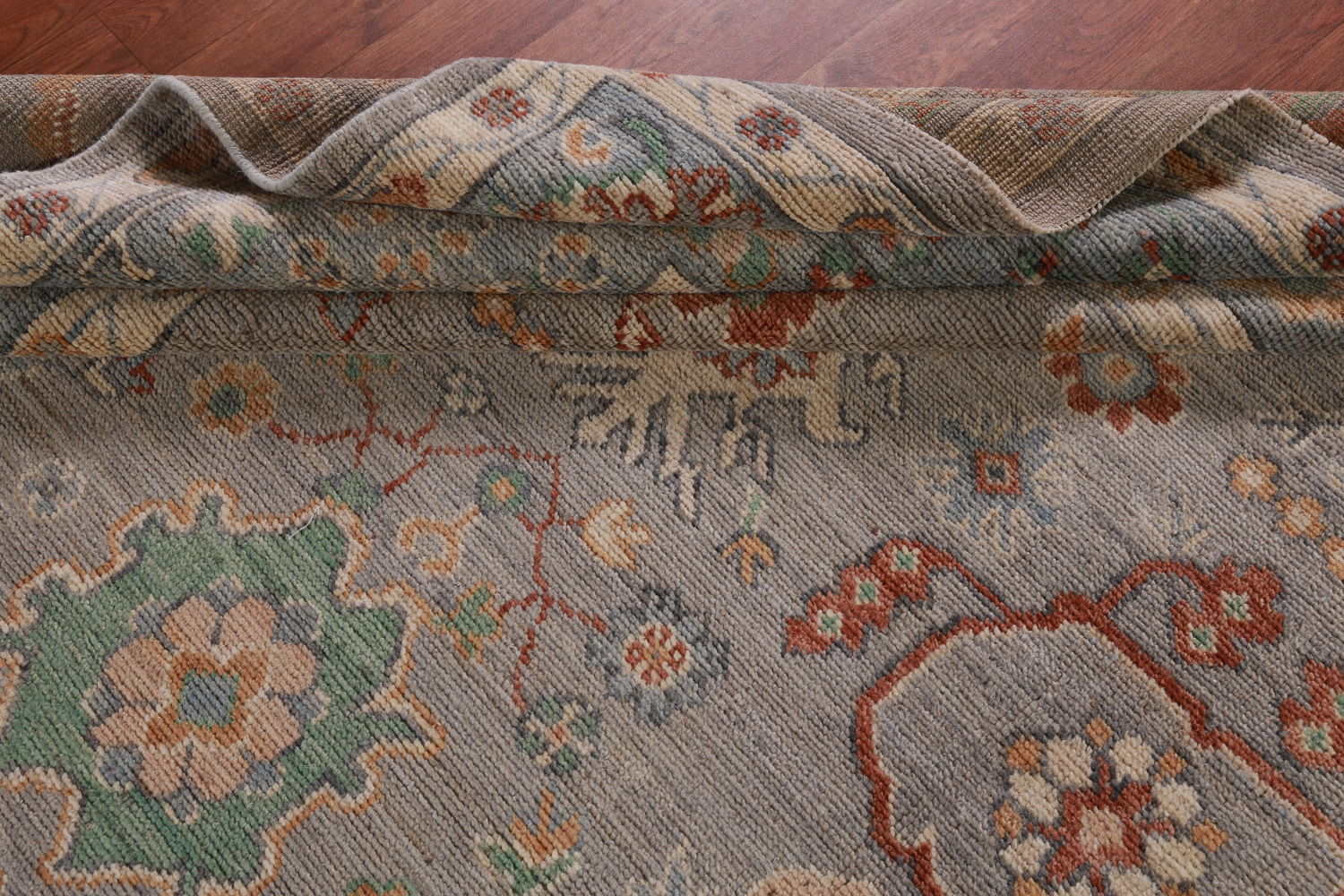 Vegetable Dye Oushak Turkish Area Rug 10x13