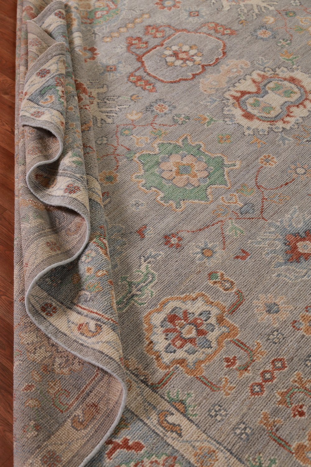 Vegetable Dye Oushak Turkish Area Rug 10x13
