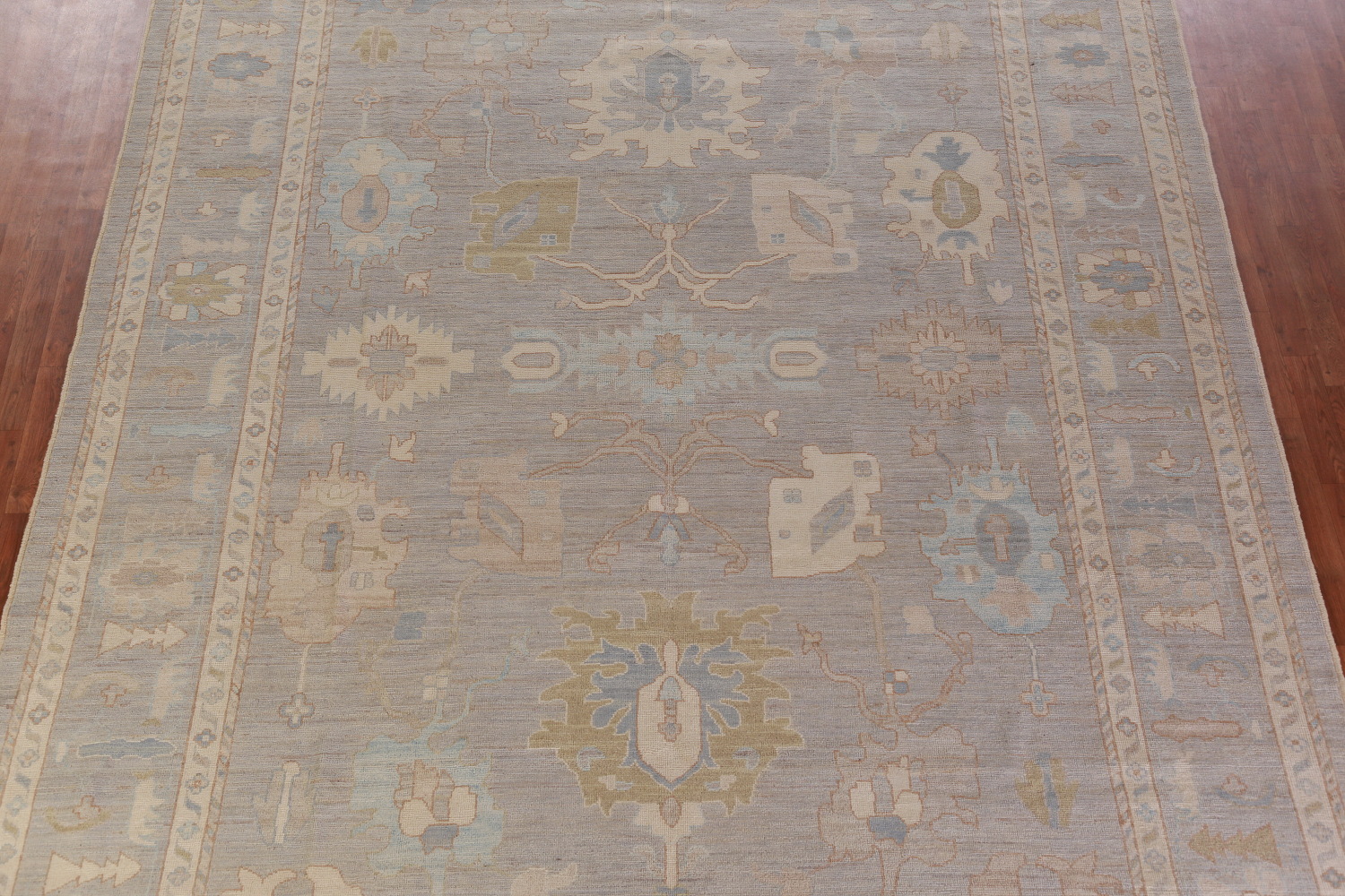 Vegetable Dye Oushak Turkish Large Rug 10x14