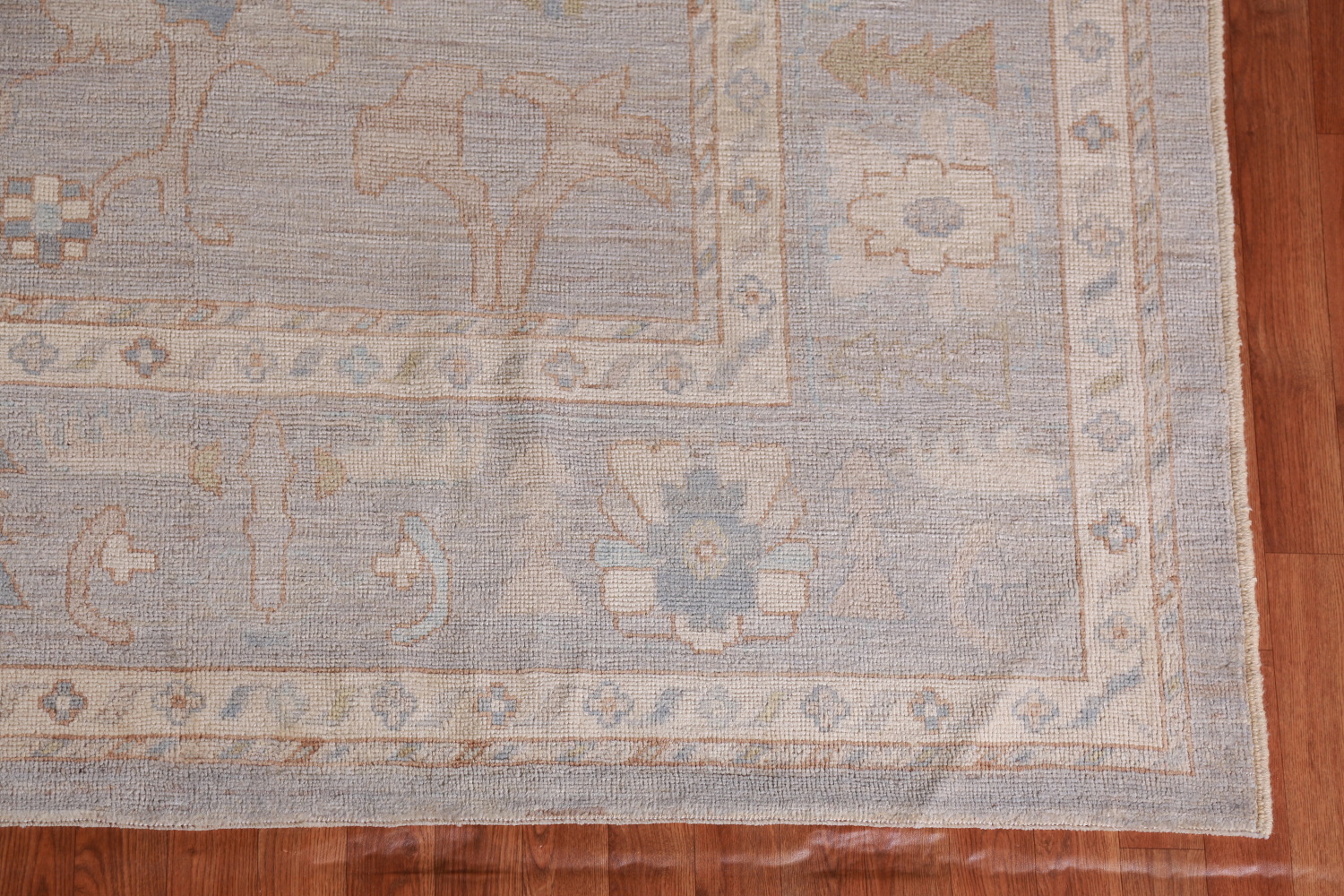 Vegetable Dye Oushak Turkish Large Rug 10x14