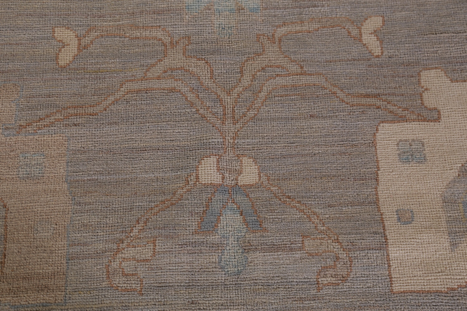 Vegetable Dye Oushak Turkish Large Rug 10x14