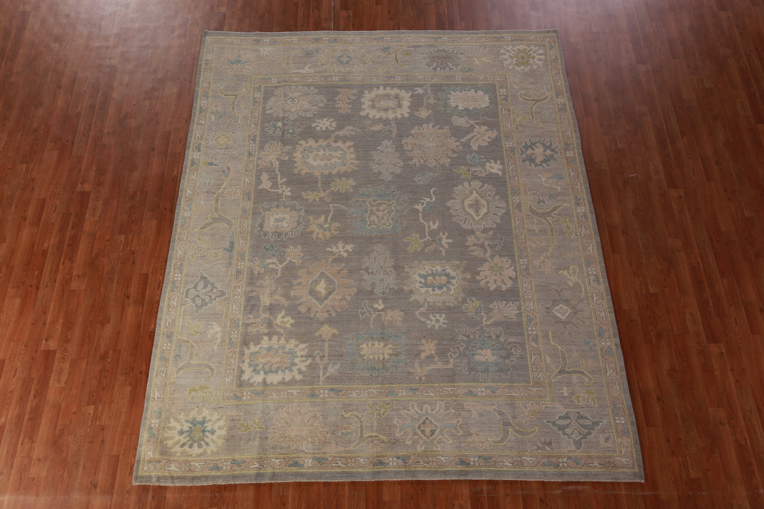 Vegetable Dye Oushak Turkish Area Rug 8x10