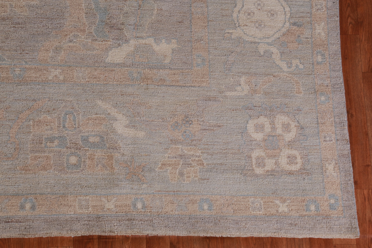 Vegetable Dye Oushak Turkish Large Rug 10x14