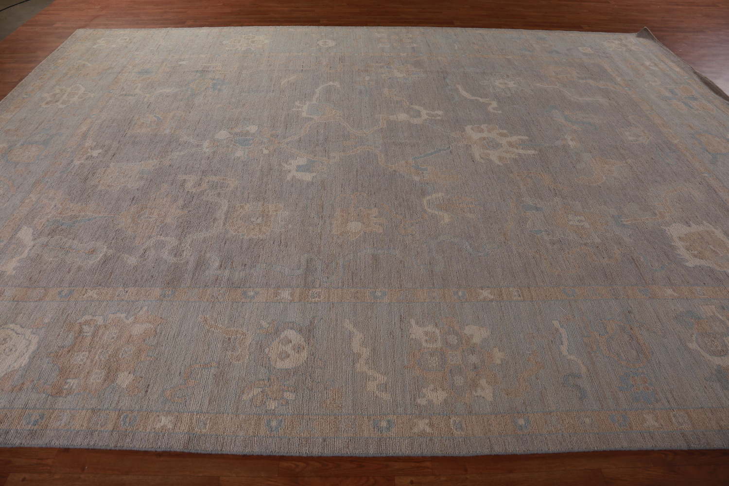 Vegetable Dye Oushak Turkish Large Rug 10x14