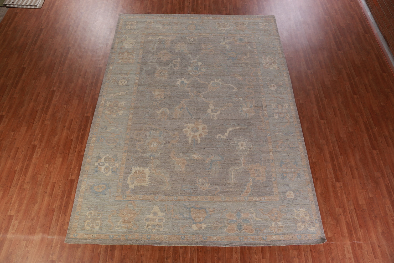 Vegetable Dye Oushak Turkish Large Rug 10x14