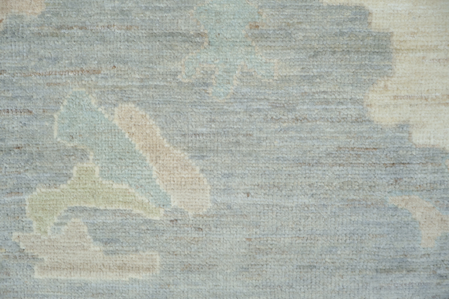 Vegetable Dye Gray Oushak Turkish Area Rug 9x12