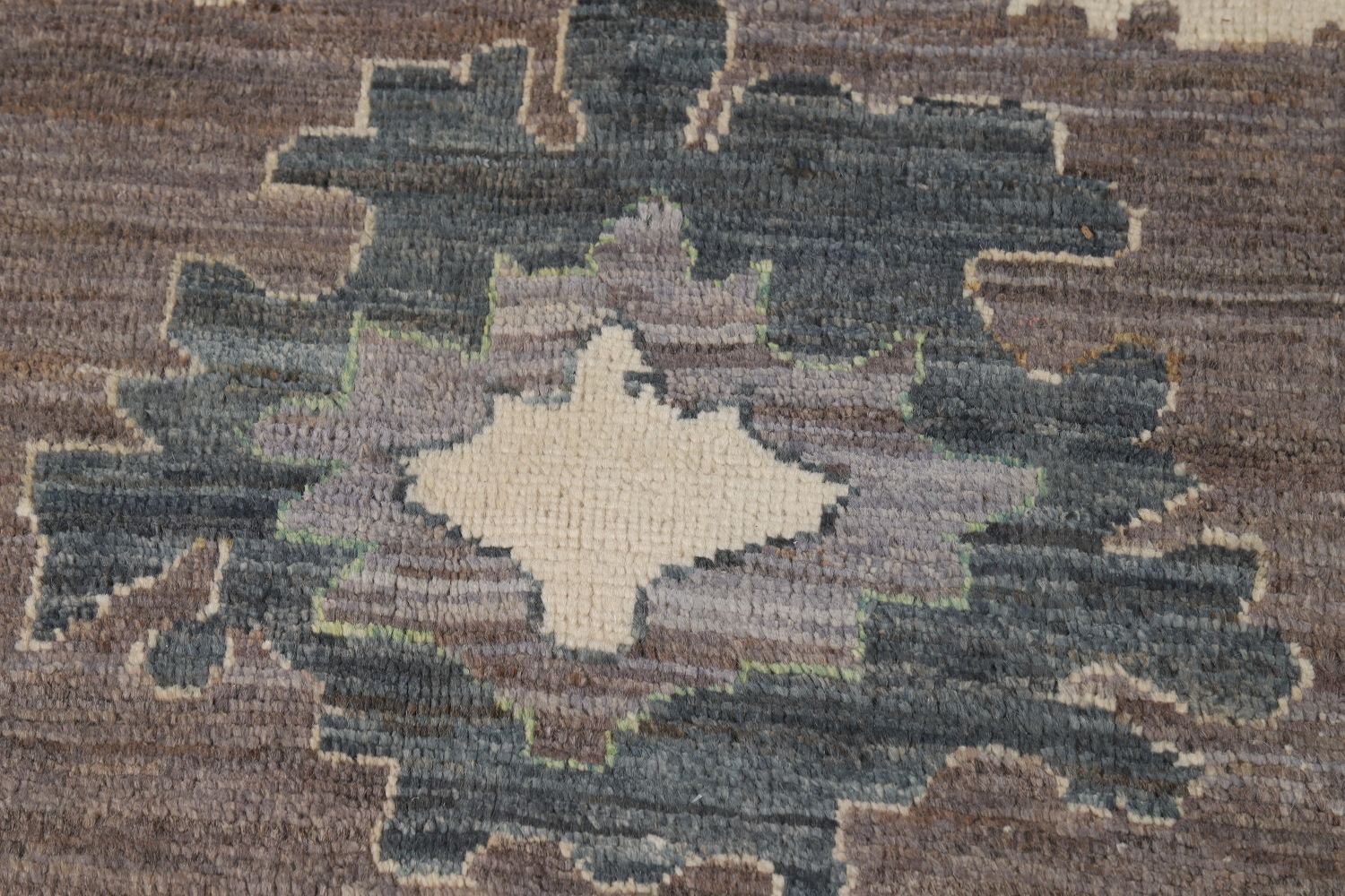 Vegetable Dye Brown Oushak Turkish Area Rug 9x12