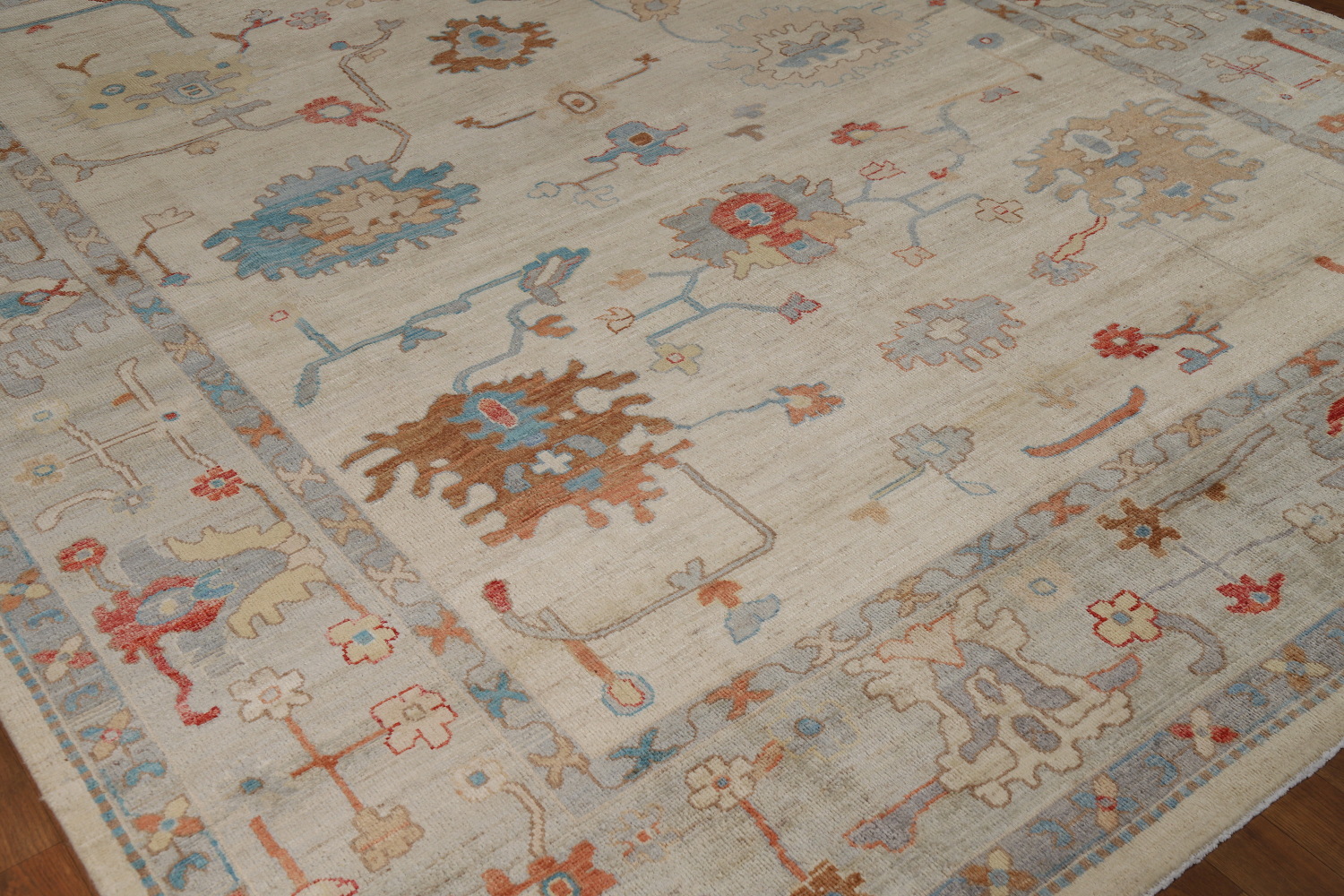 Vegetable Dye Oushak Turkish Area Rug 8x10