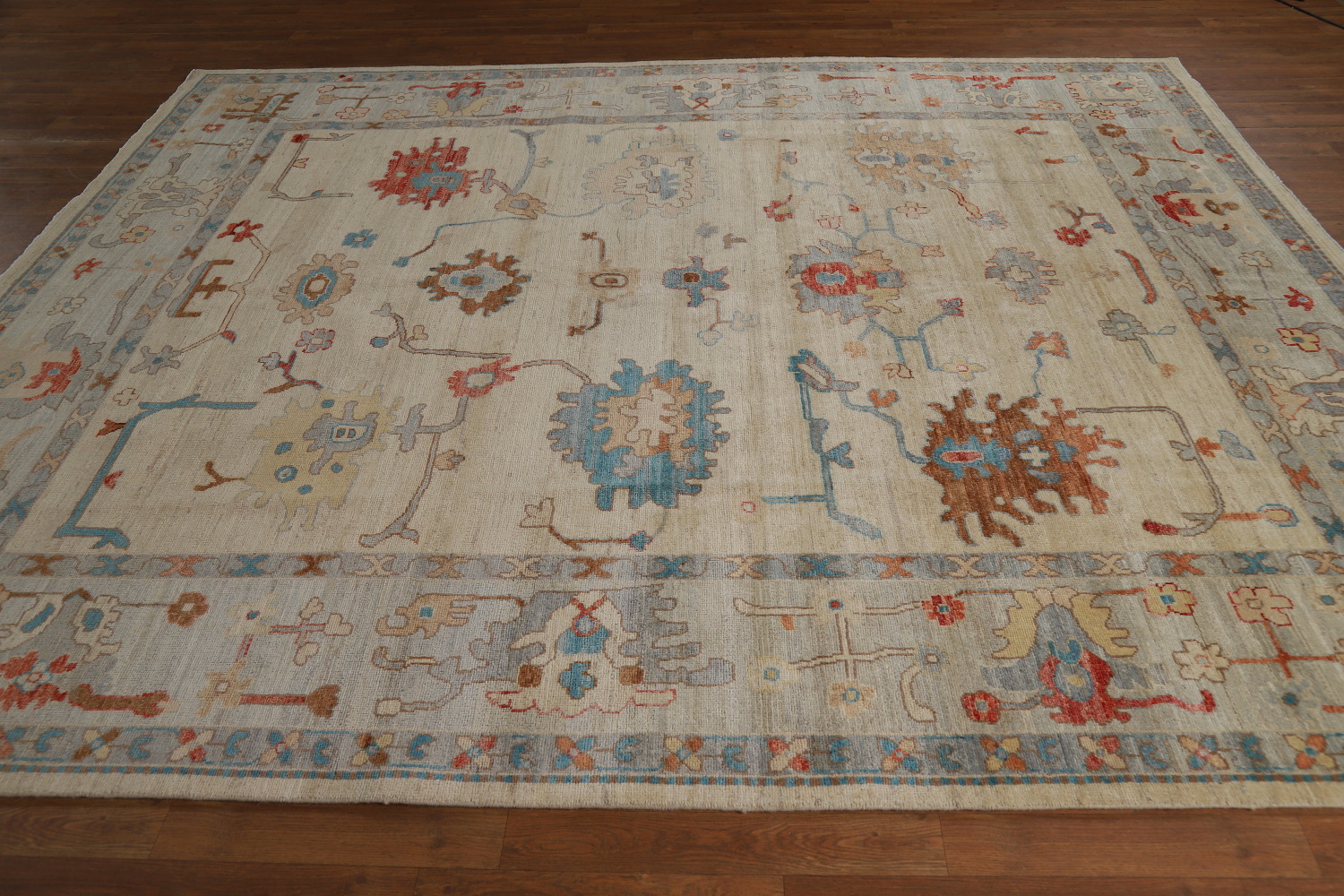 Vegetable Dye Oushak Turkish Area Rug 8x10