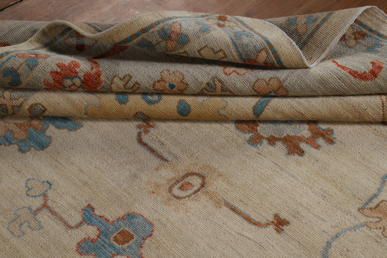 Vegetable Dye Oushak Turkish Area Rug 8x10