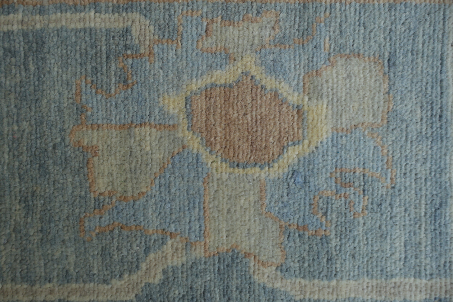 Vegetable Dye Oushak Turkish Area Rug 8x12