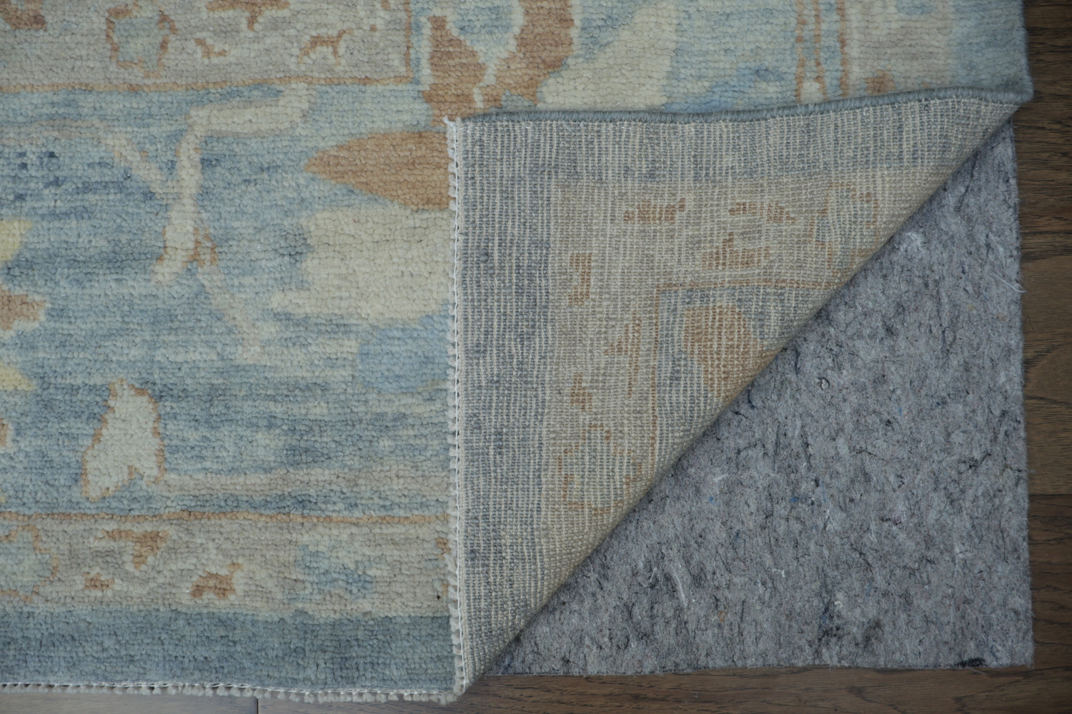 Vegetable Dye Oushak Turkish Area Rug 8x12