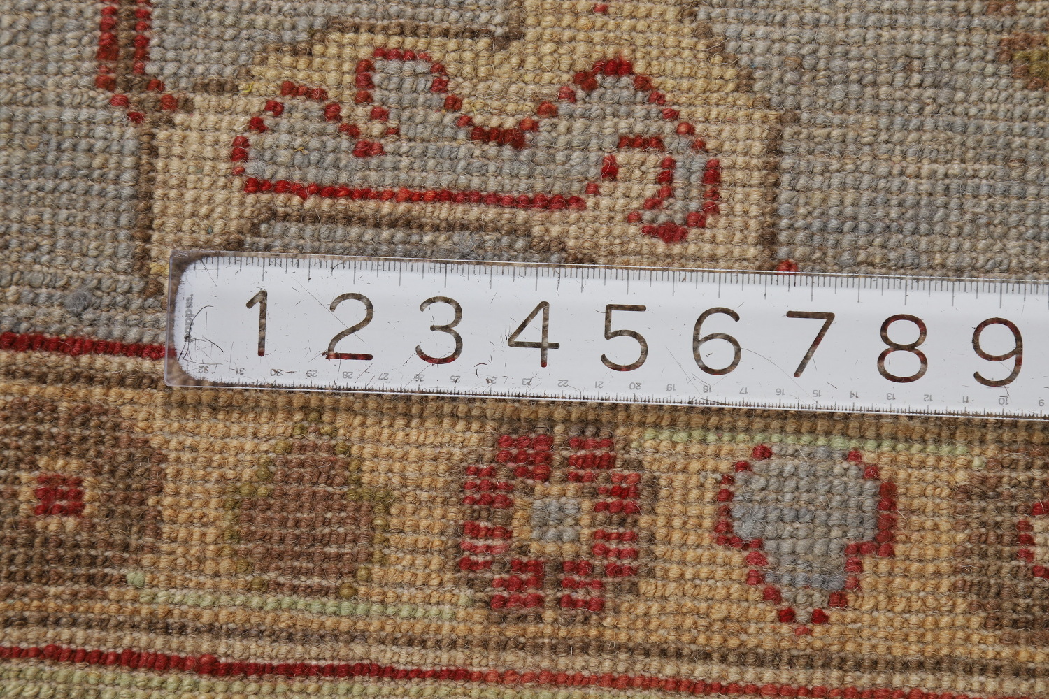 Vegetable Dye Green Oushak Turkish Area Rug 9x12