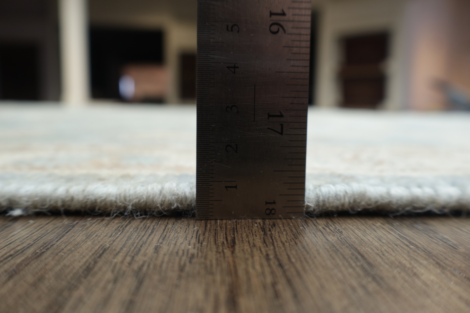 Vegetable Dye Gray Oushak Turkish Area Rug 9x12