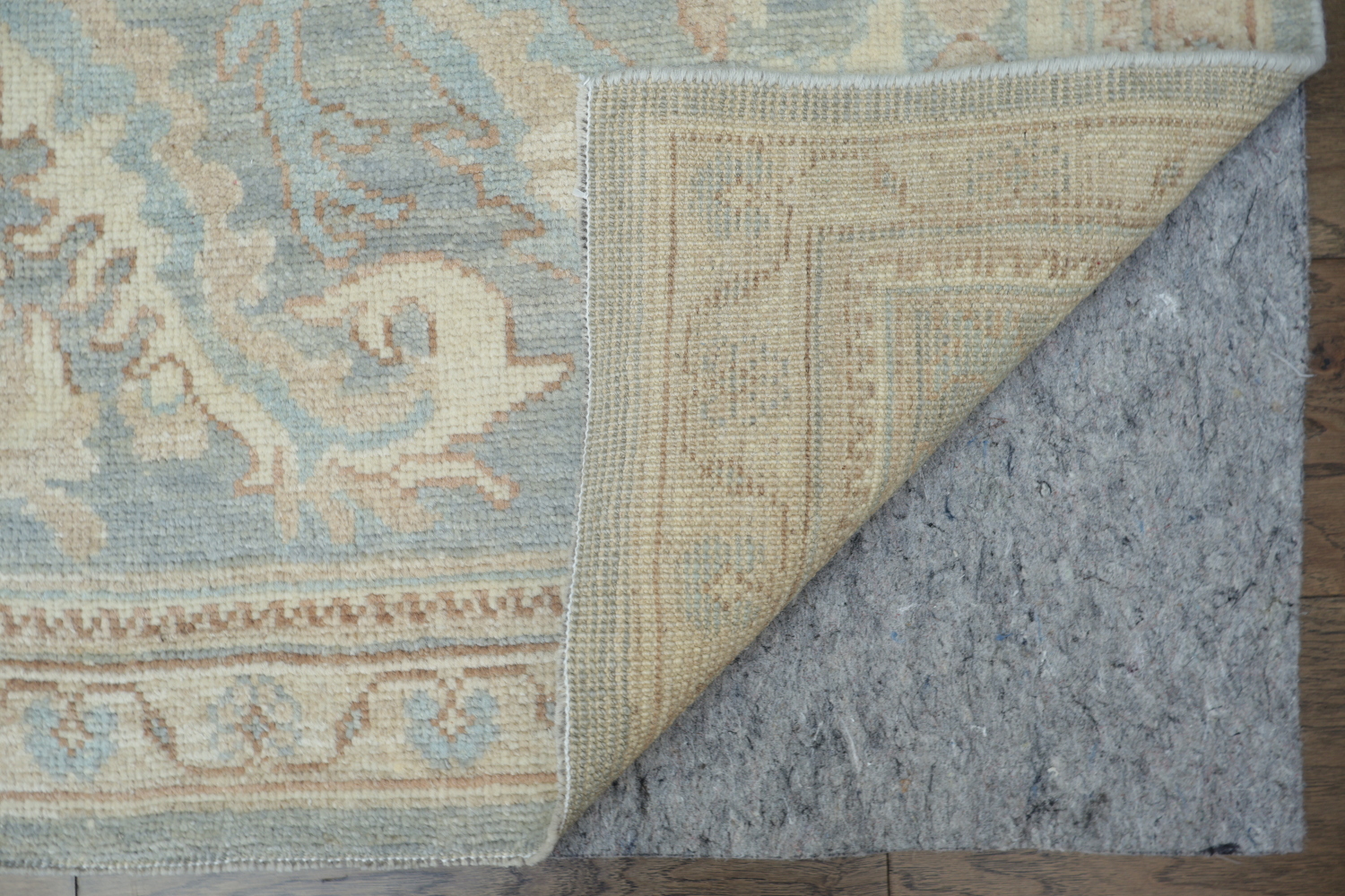 Vegetable Dye Gray Oushak Turkish Area Rug 9x12