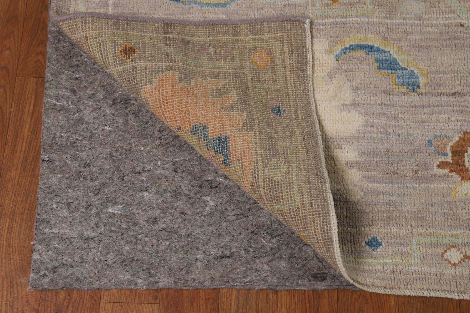 Vegetable Dye Floral Oushak Turkish Area Rug 8x10
