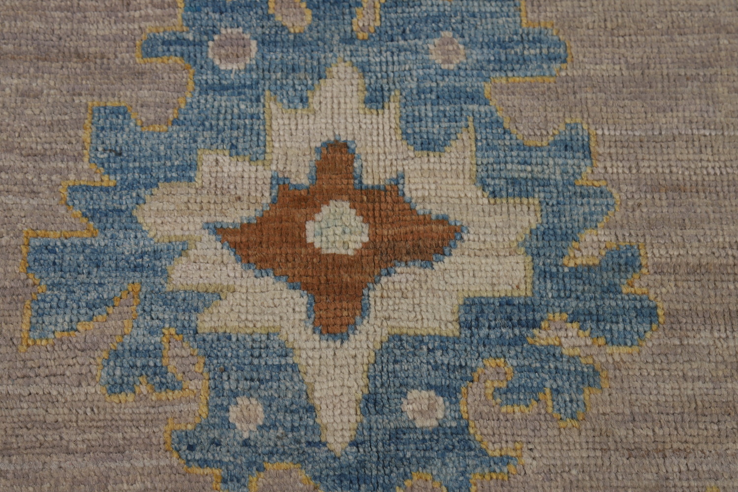 Vegetable Dye Floral Oushak Turkish Area Rug 8x10