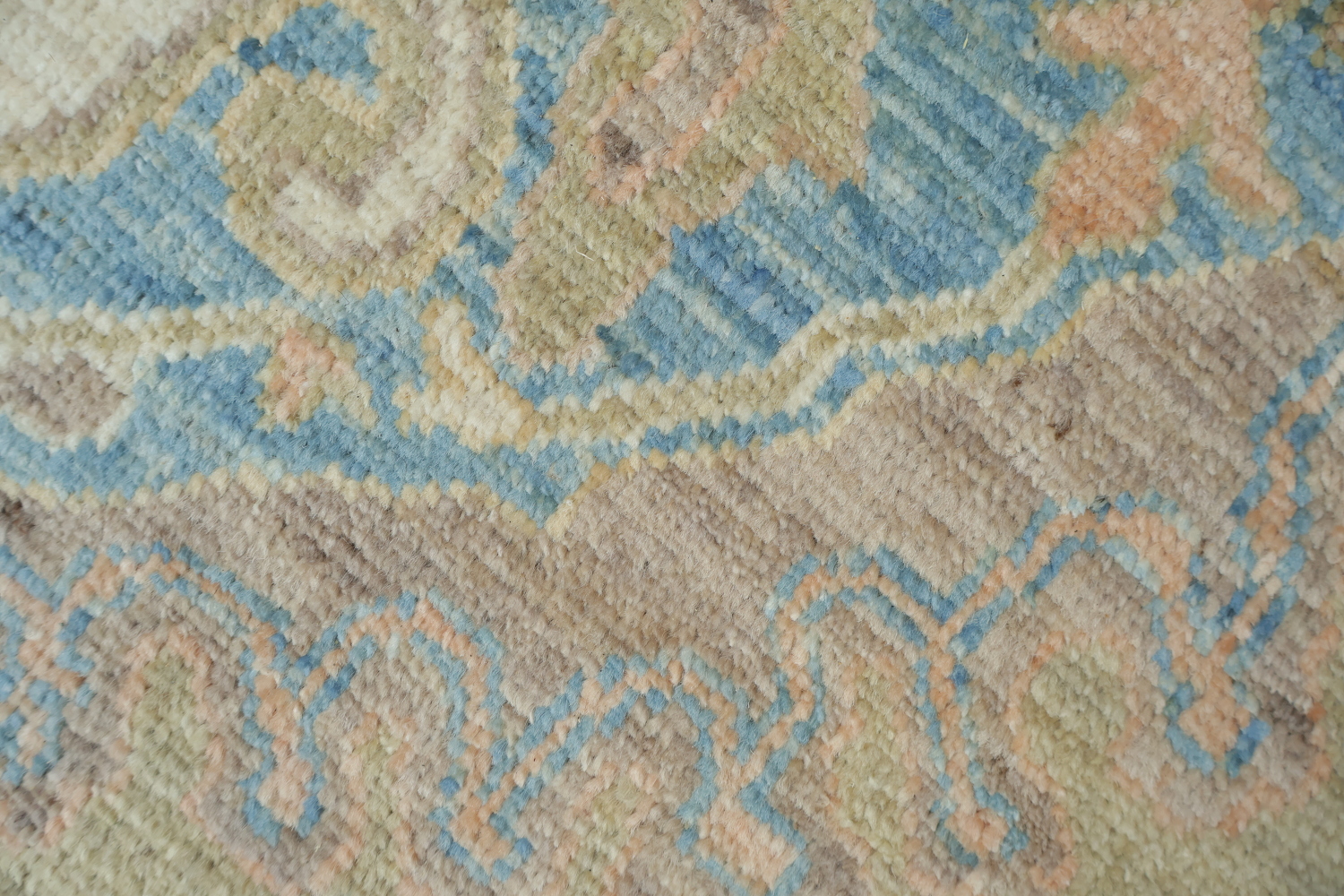 Vegetable Dye Oushak Turkish Area Rug 9x12