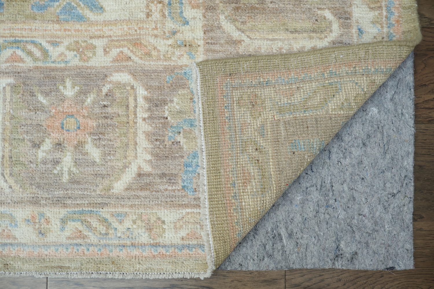 Vegetable Dye Oushak Turkish Area Rug 9x12