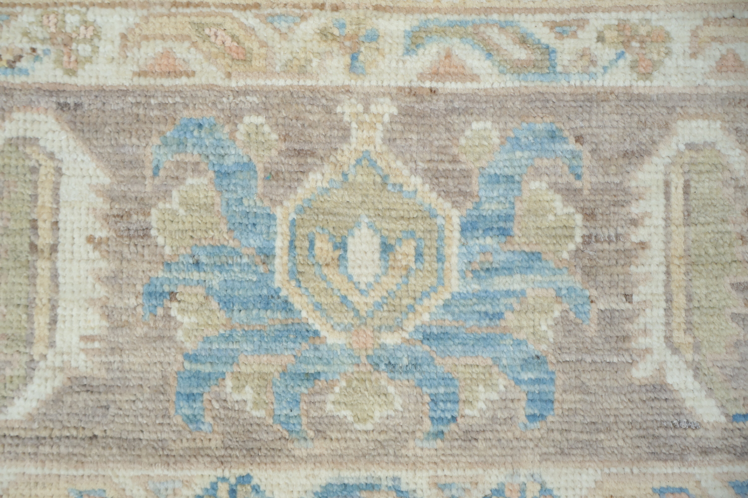 Vegetable Dye Oushak Turkish Area Rug 9x12