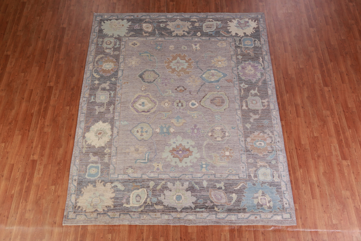 Vegetable Dye Wool Oushak Turkish Area Rug 8x10