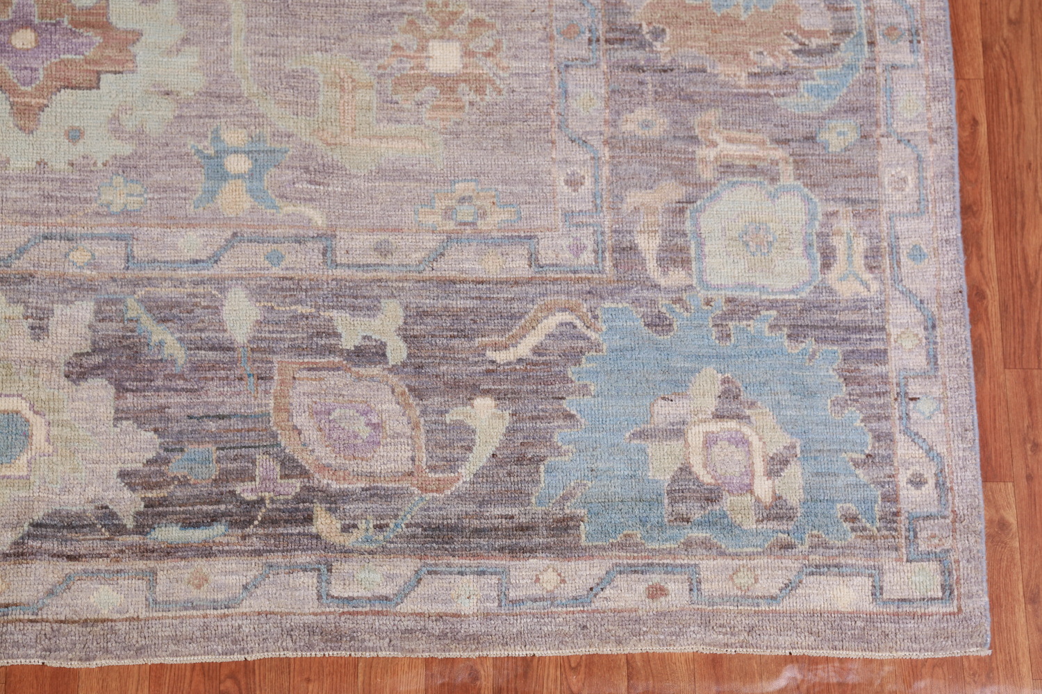 Vegetable Dye Wool Oushak Turkish Area Rug 8x10