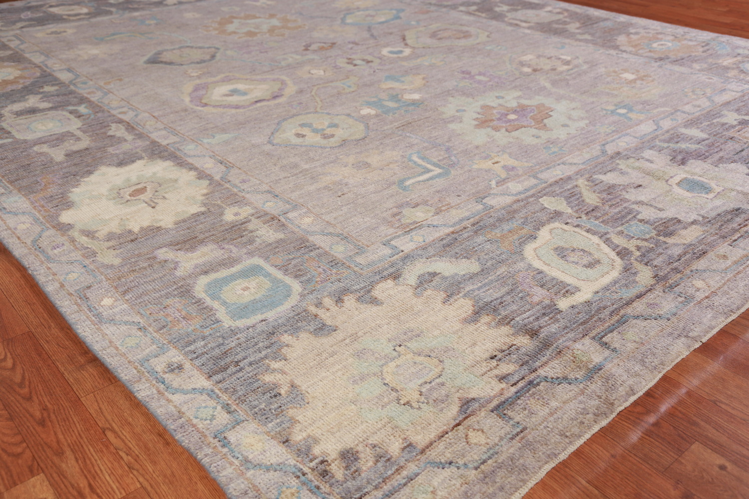 Vegetable Dye Wool Oushak Turkish Area Rug 8x10
