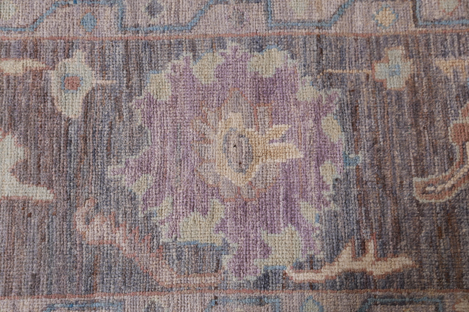 Vegetable Dye Wool Oushak Turkish Area Rug 8x10