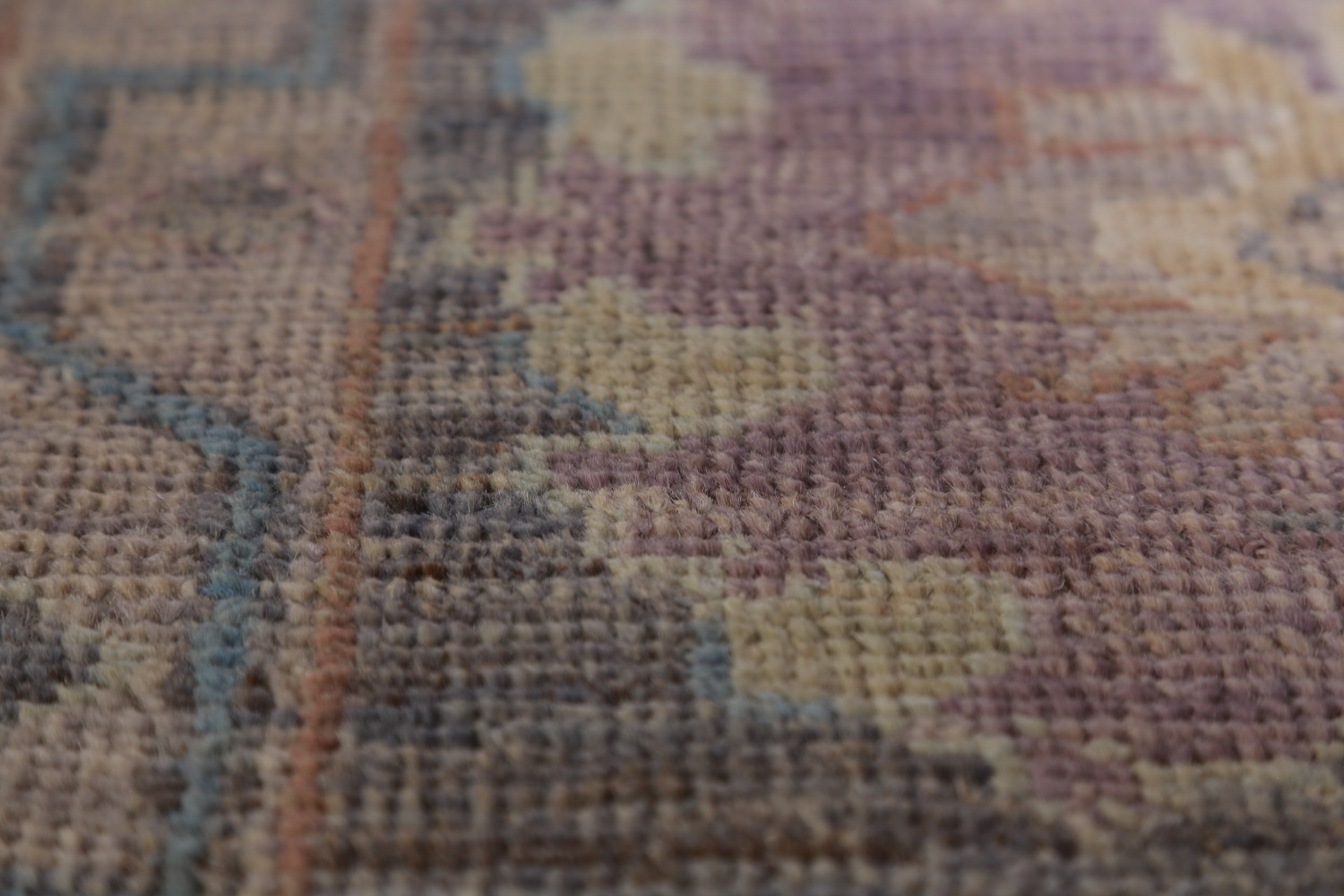 Vegetable Dye Wool Oushak Turkish Area Rug 8x10