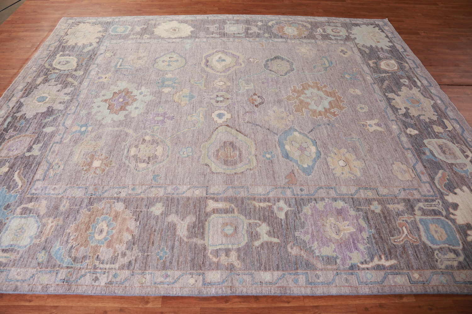 Vegetable Dye Wool Oushak Turkish Area Rug 8x10