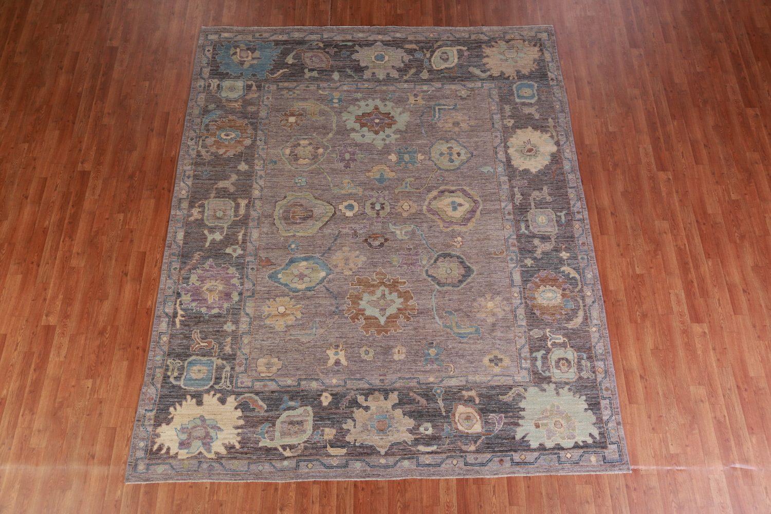 Vegetable Dye Wool Oushak Turkish Area Rug 8x10