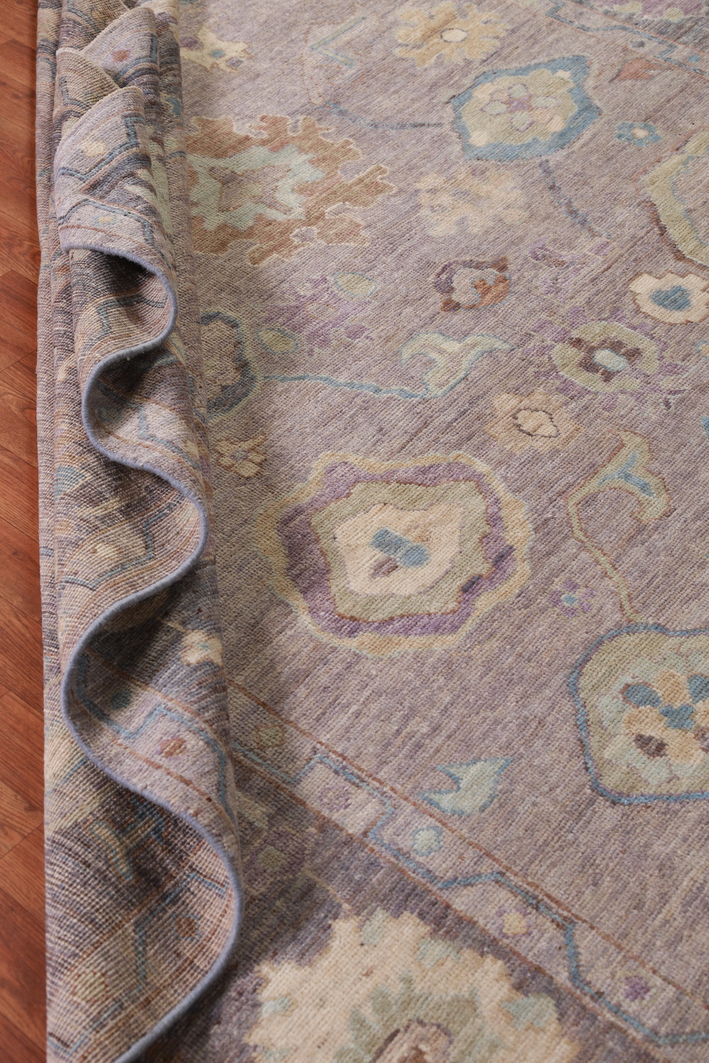 Vegetable Dye Wool Oushak Turkish Area Rug 8x10