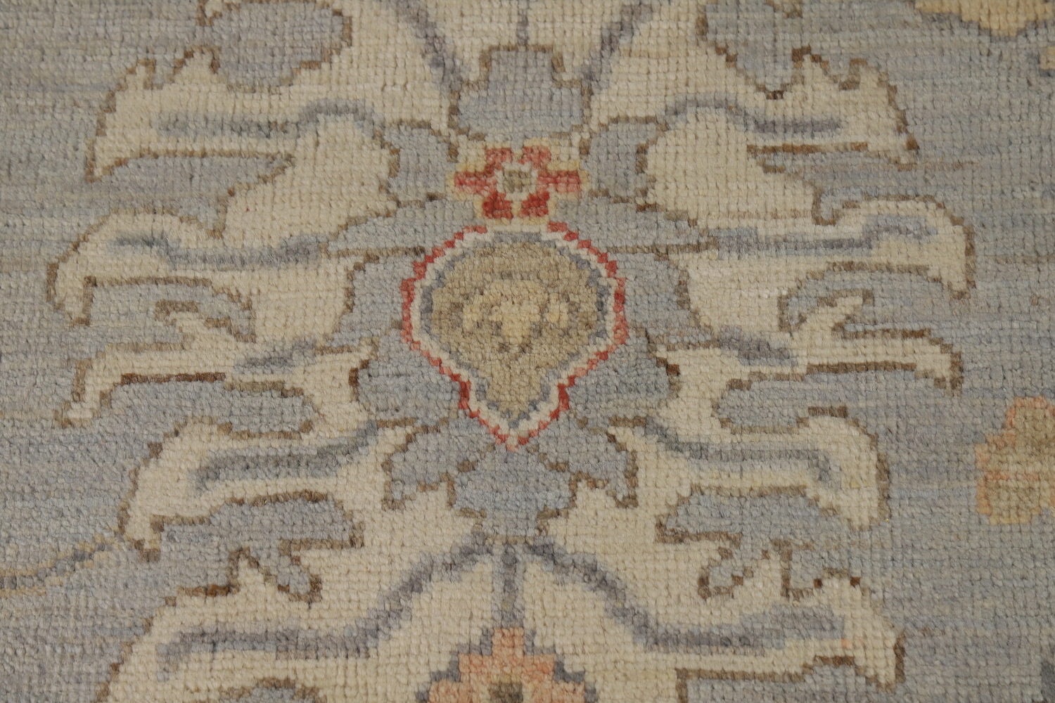 Vegetable Dye Floral Oushak Turkish Area Rug 8x10