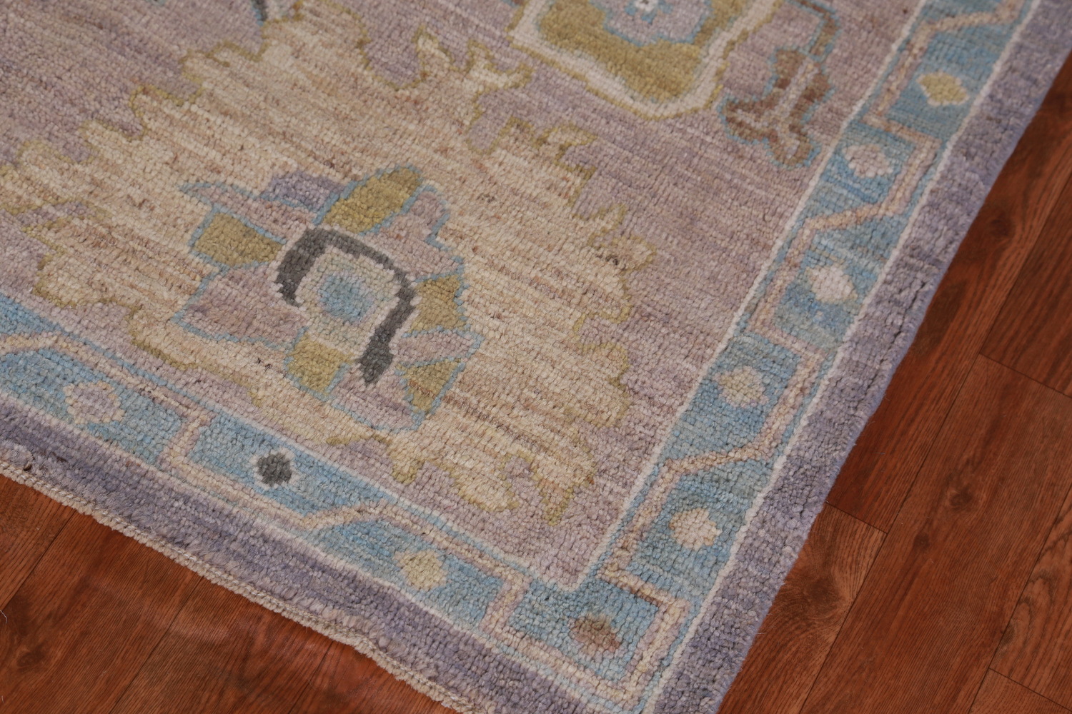 Vegetable Dye Floral Oushak Turkish Area Rug 8x10