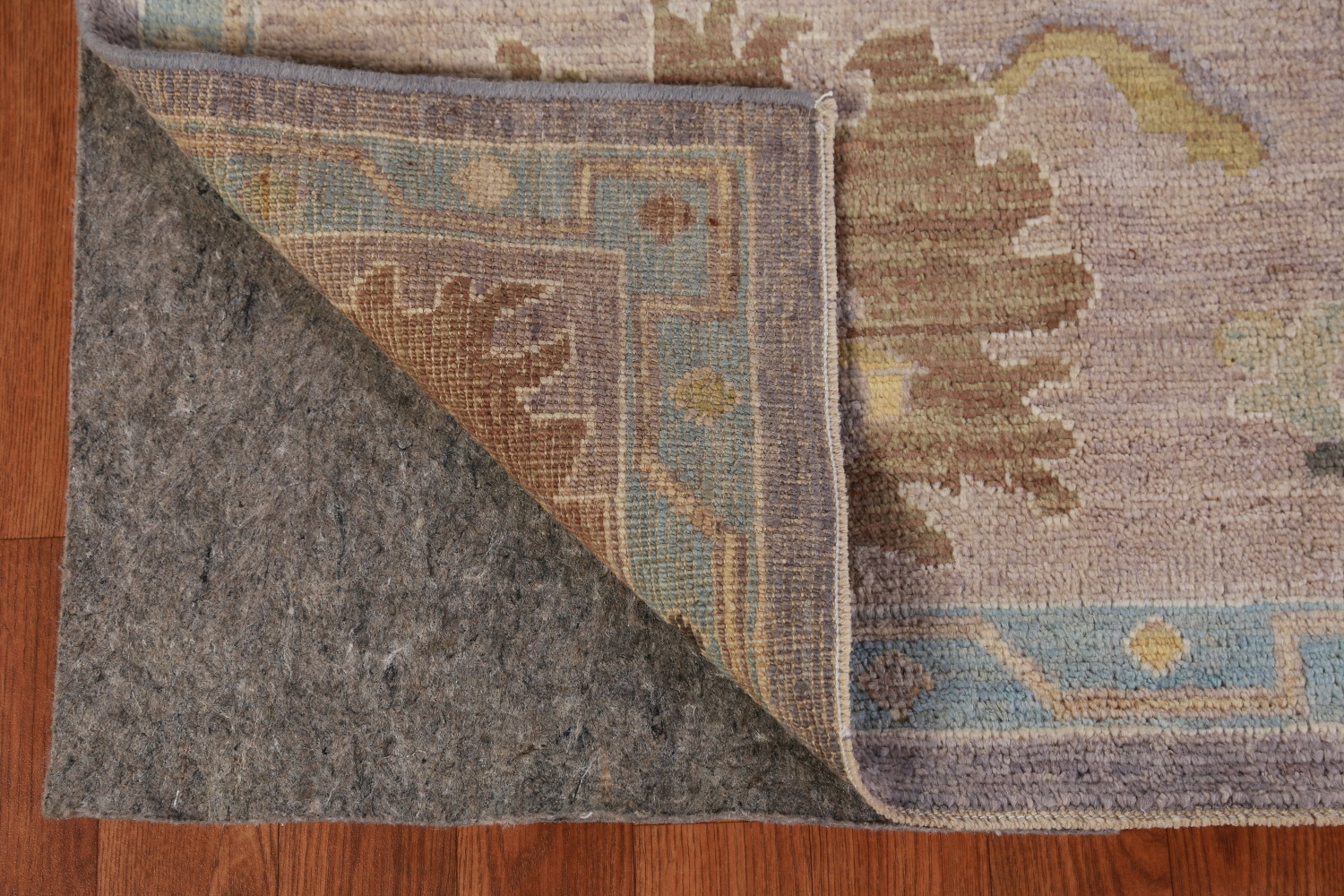 Vegetable Dye Floral Oushak Turkish Area Rug 8x10