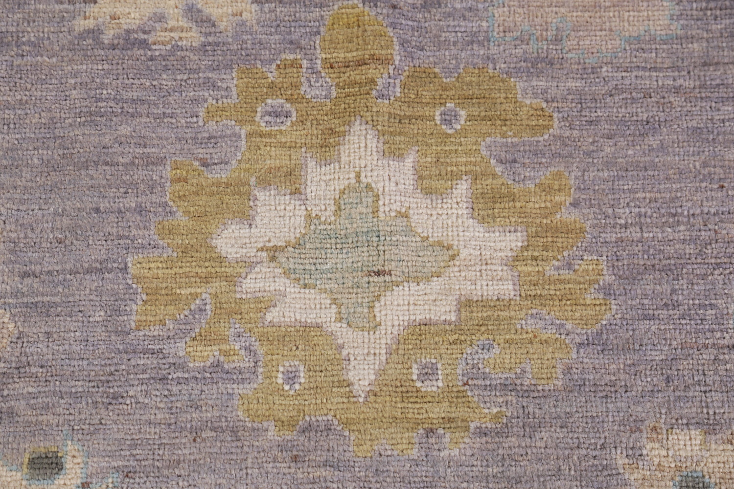 Vegetable Dye Floral Oushak Turkish Area Rug 8x10