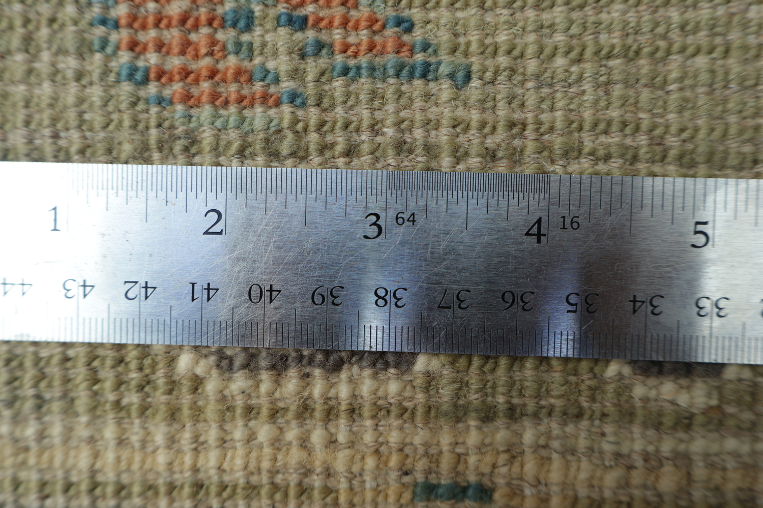 Vegetable Dye Floral Oushak Turkish Area Rug 9x12