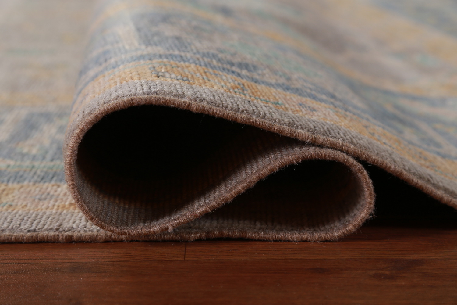 Vegetable Dye Wool Oushak Turkish Area Rug 9x12
