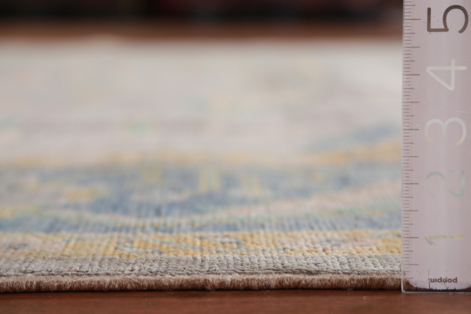 Vegetable Dye Wool Oushak Turkish Area Rug 9x12