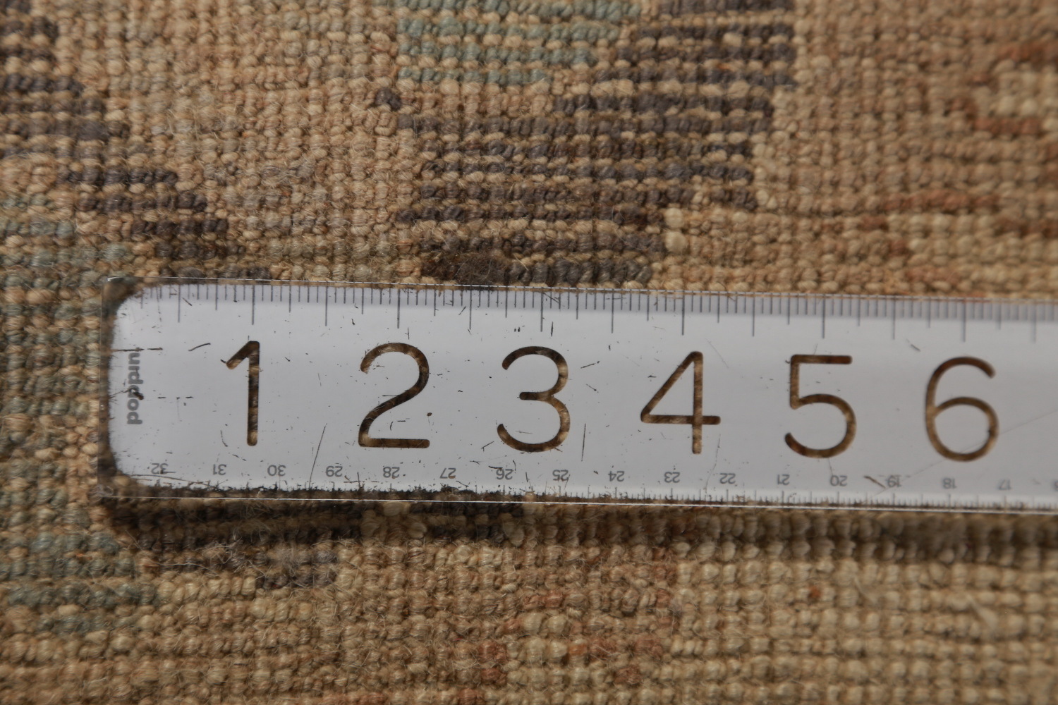 Vegetable Dye Gray Oushak Turkish Area Rug 8x9